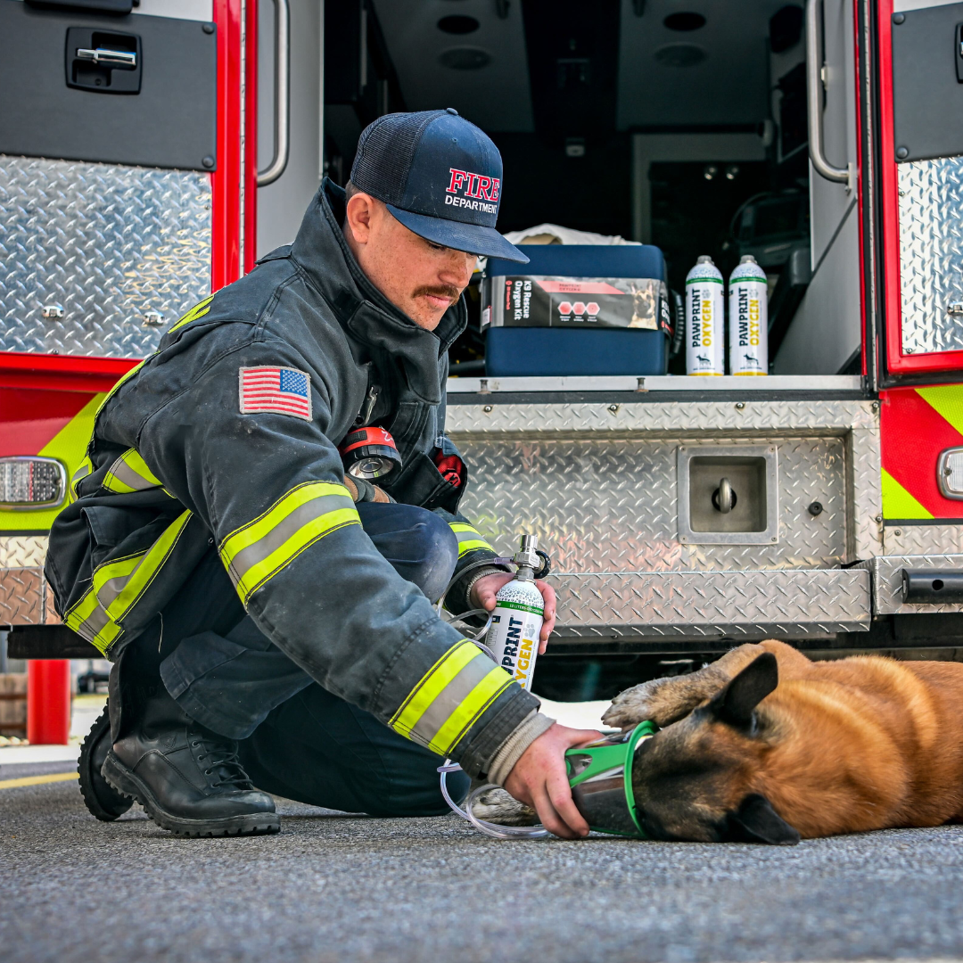 PureVent Pet Oxygen Mask Set - For Fire, EMS, and Police Departments