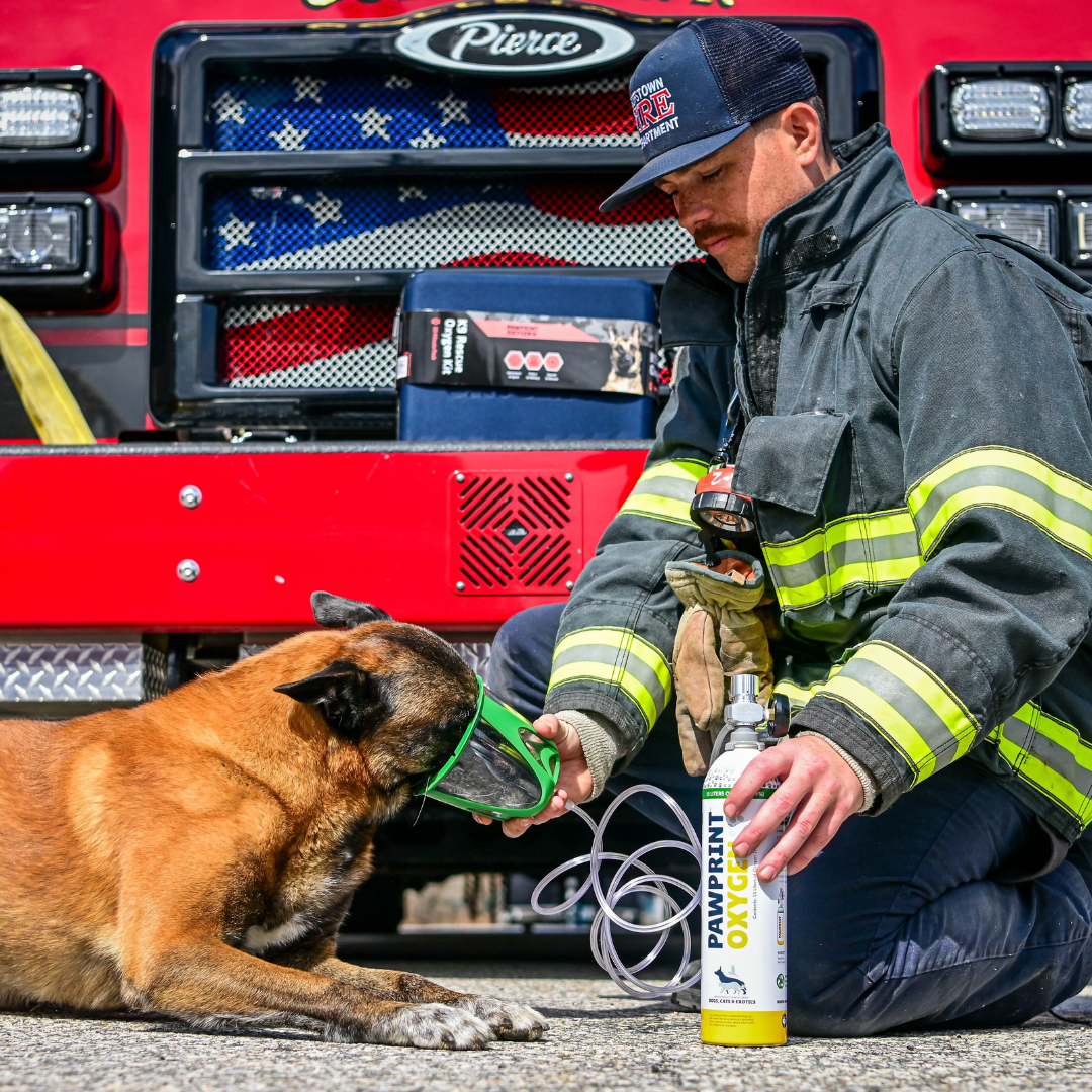 PureVent Pet Oxygen Mask Set - For Fire, EMS, and Police Departments
