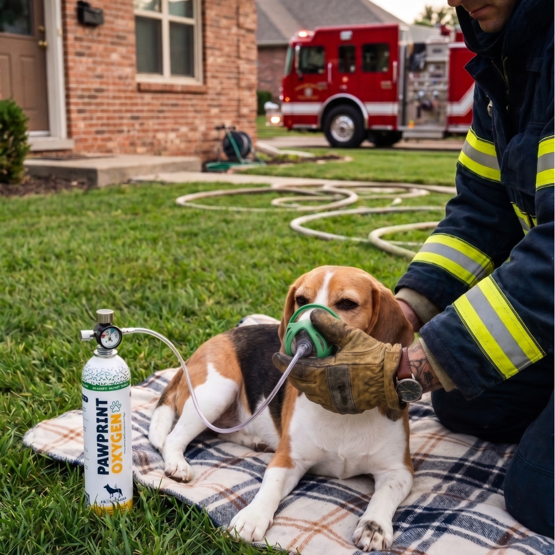 PureVent Pet Oxygen Mask Set - For Fire, EMS, and Police Departments